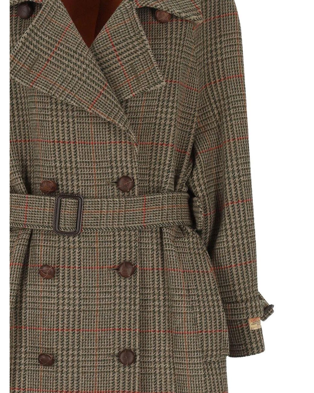 Golden Goose Deluxe Brand Green Cappotto Doppiopetto Roxanne