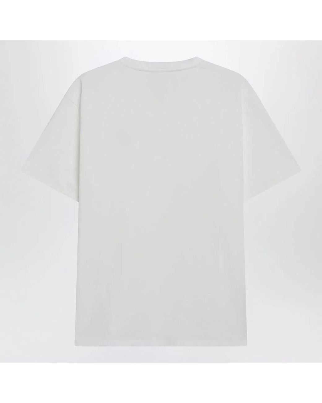 Prada White Garmentdyed Jersey Tshirt