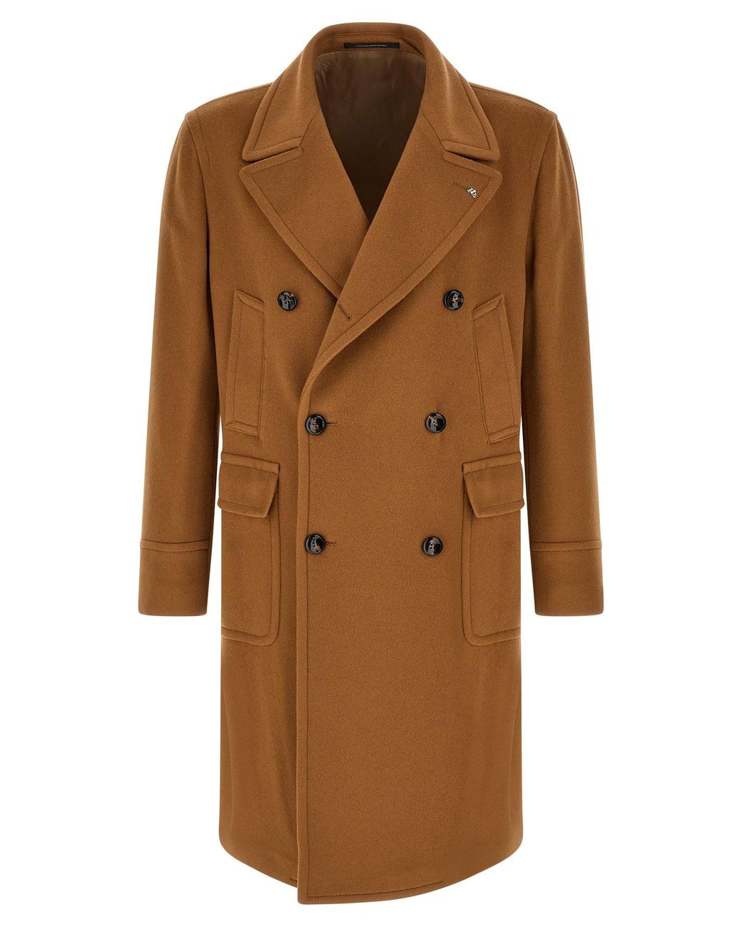 Tagliatore Brown 'Sherry' Coat for men
