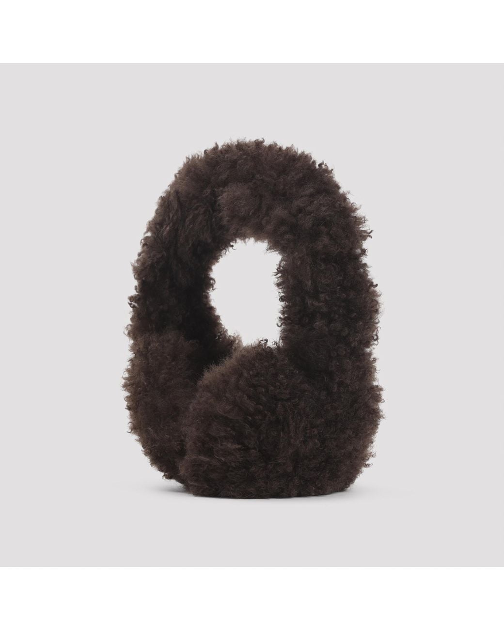 Yves Salomon Black Lamb Earmuffs
