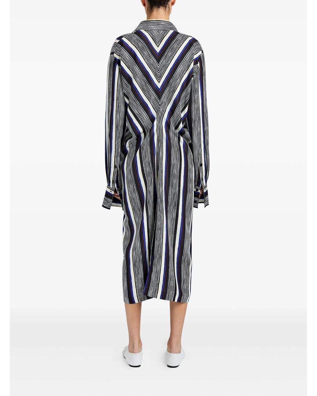 Proenza Schouler White Silk Amira Dress