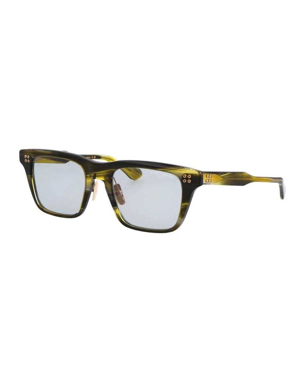 Dita Eyewear Brown Acetate Cyber Smoke Sunglasses
