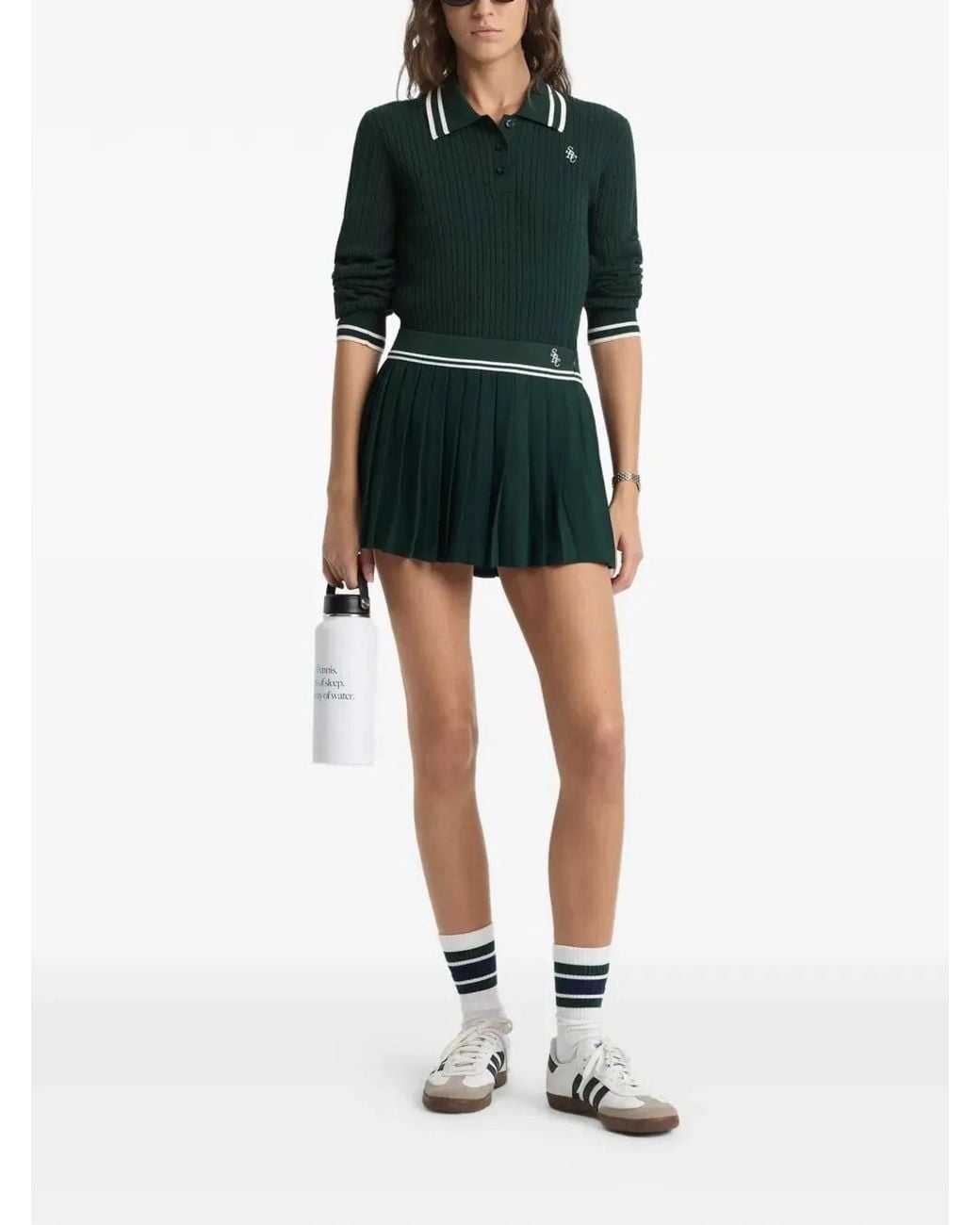 Sporty & Rich Green Sporty & Rich "Src" Abigail Skirt