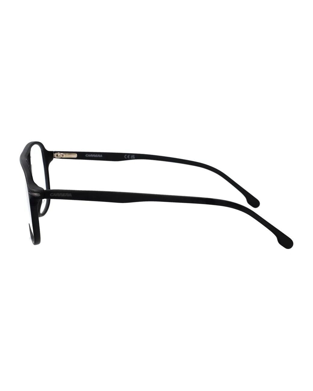 Carrera Black Matte Acetate Glasses for men