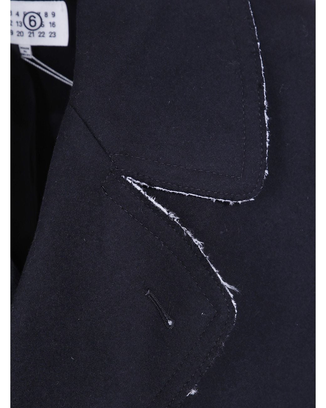 MM6 by Maison Margiela Blue Classic Coat