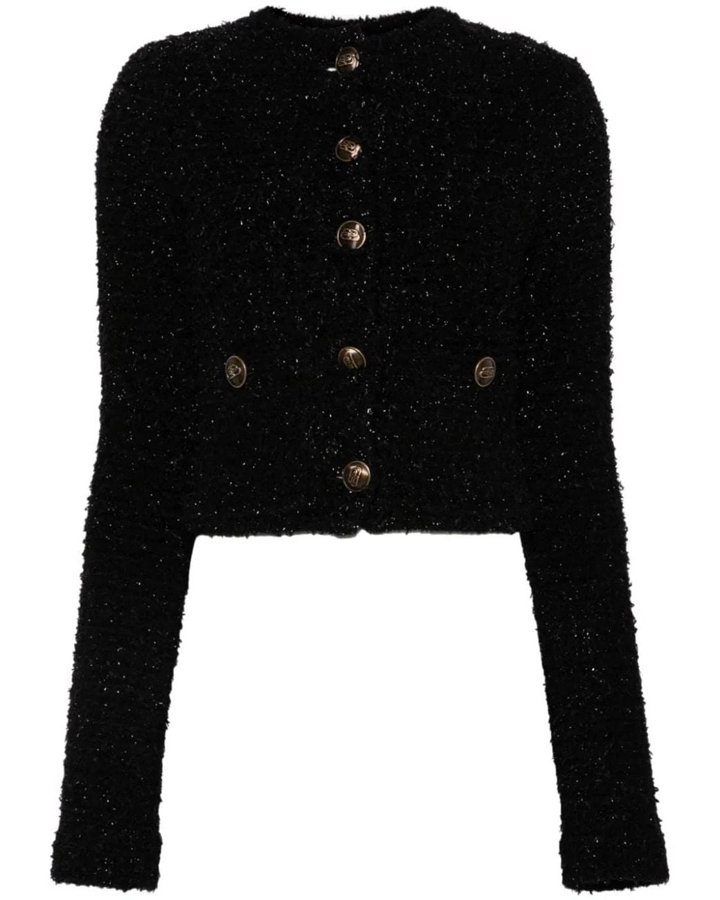 Balenciaga Black Cropped Jacket