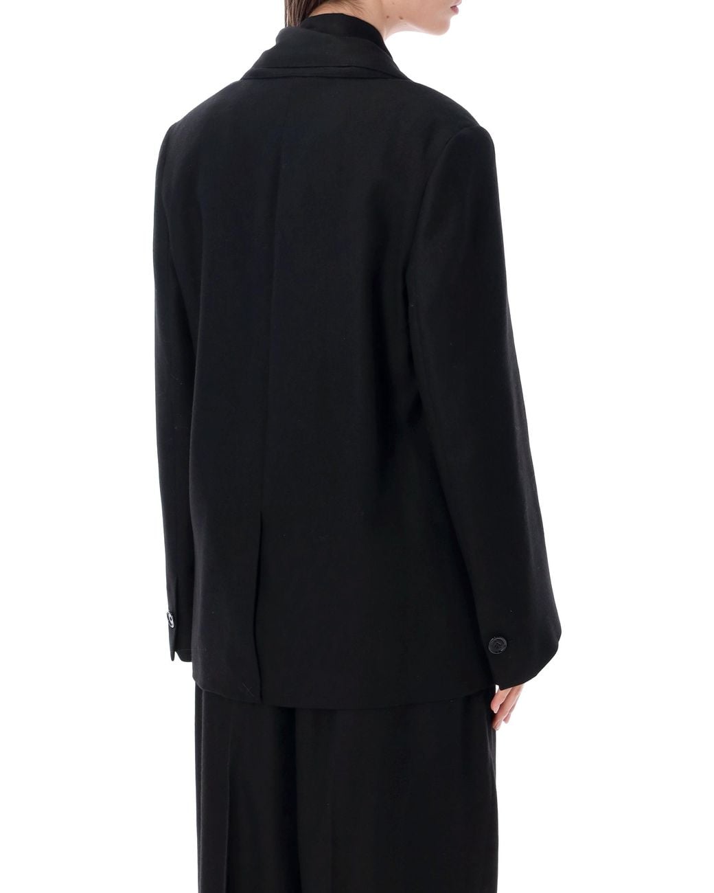 Totême  Black Scarf Lapel Blazer