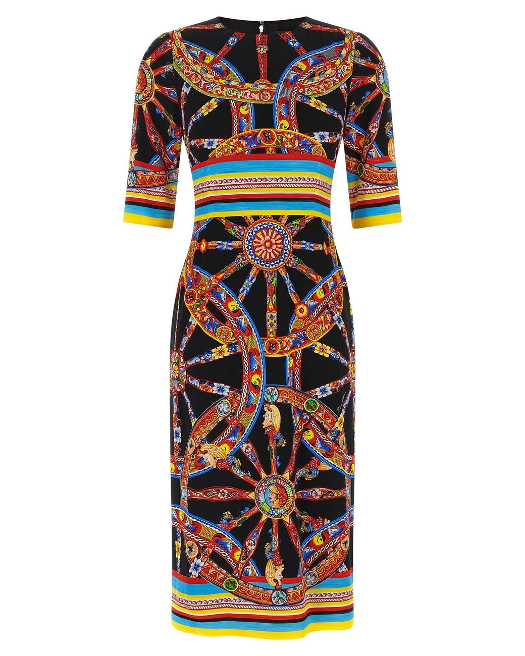 Dolce & Gabbana Black Dolce & Gabbana 'Carretto' Dress