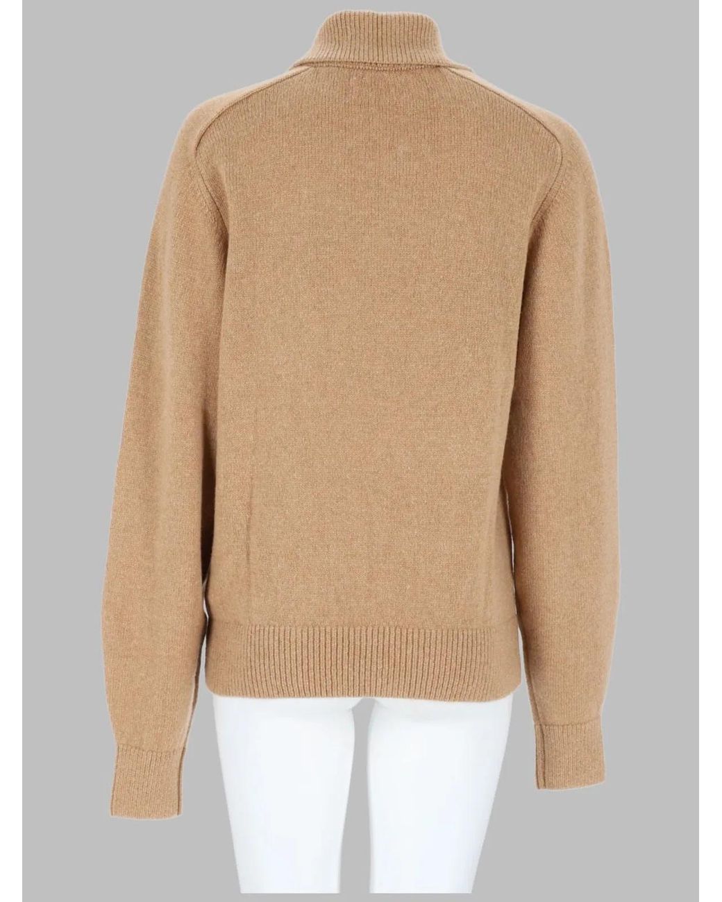 Khaite Natural Jumper Jackson Wool And Cashmere Jumpers