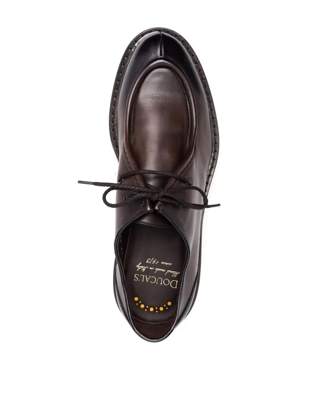 Doucal's Brown "Derby" Lace Up Parabout for men