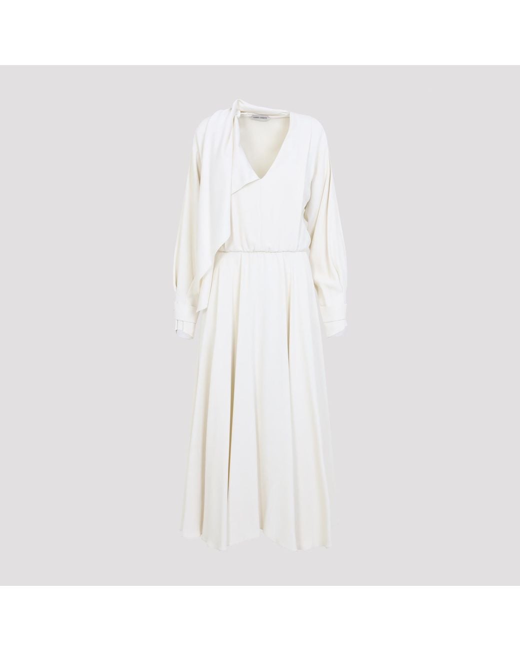 Alberta Ferretti White Midi Dresses