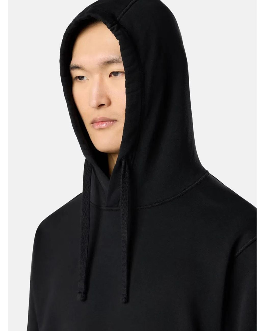 Stone Island Black Regular Fit Sweatshirt With Hood And Kangaroo Pocket for men