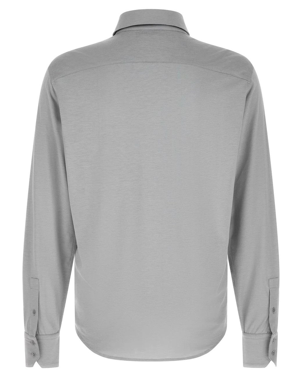 Tom Ford Gray Silk Blouse for men