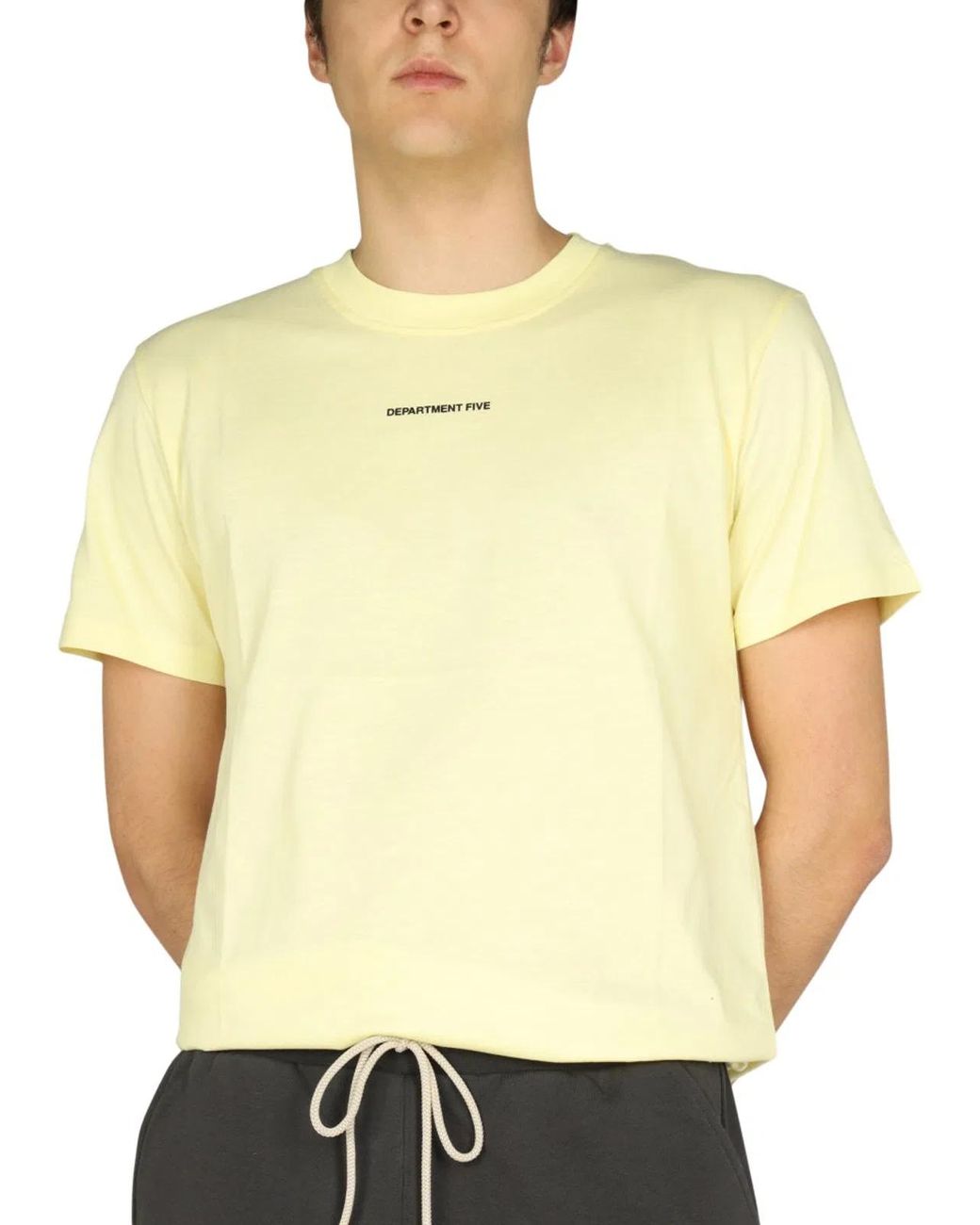 Department 5 Yellow Aleph Tshirt for men