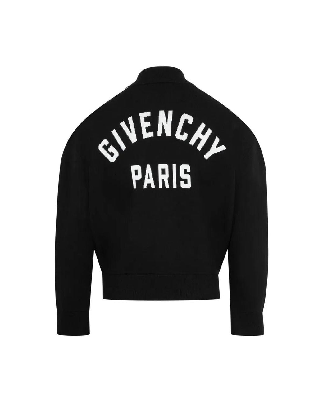 Givenchy Black Logo Knit Jacket for men
