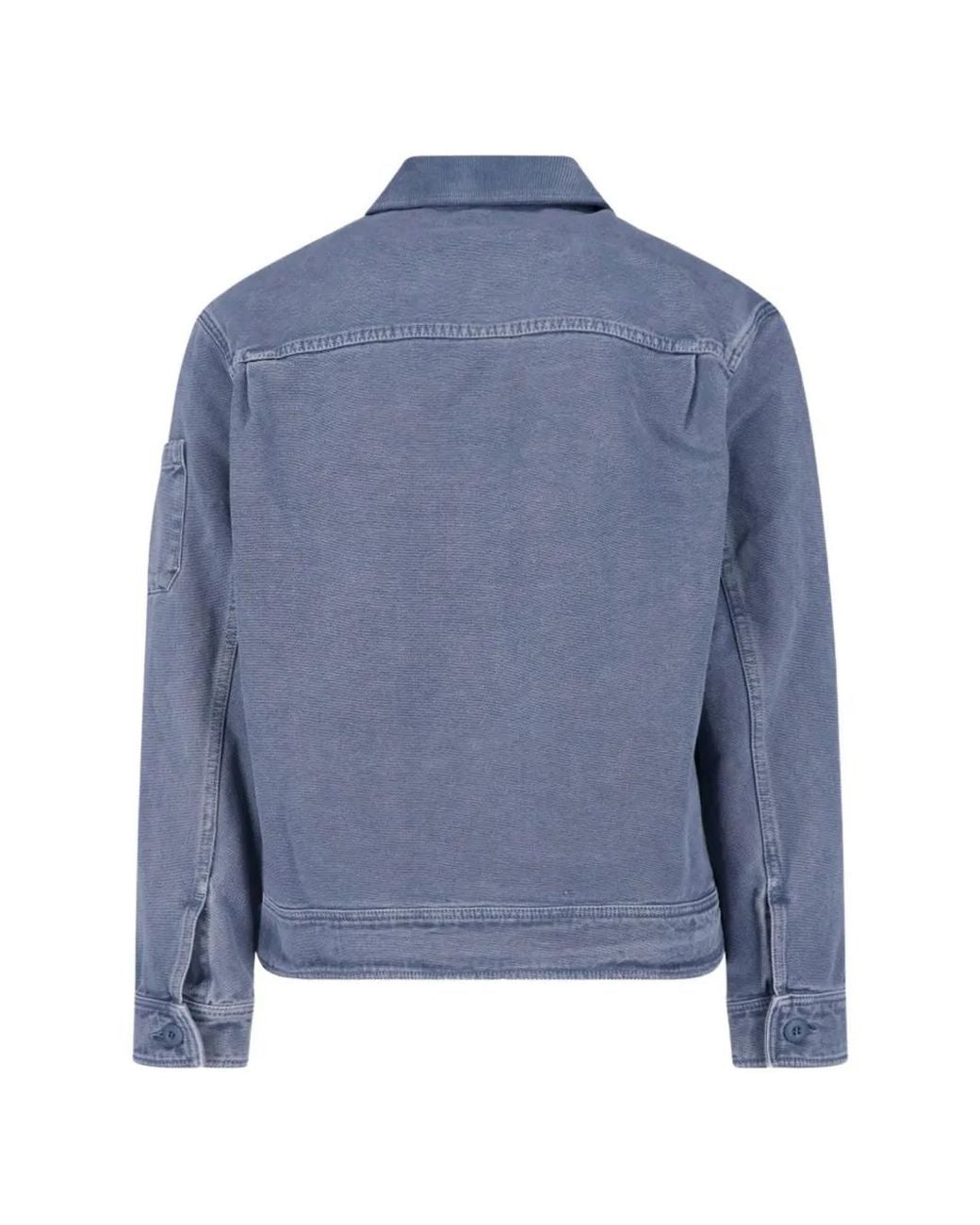 A.P.C. Blue Blouson Alexis for men