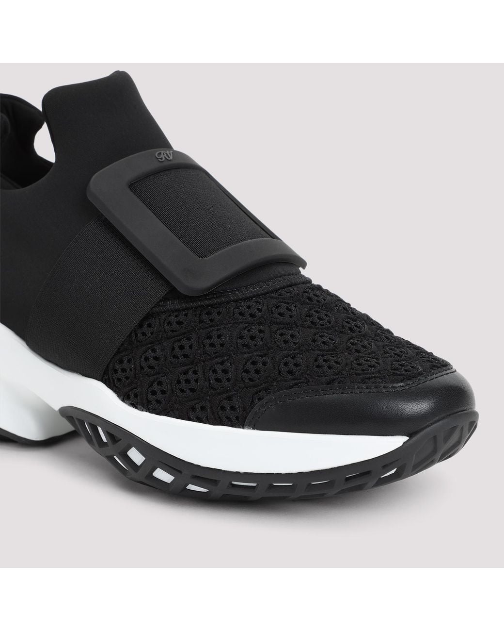 Roger Vivier Black Viv Run Sneakers