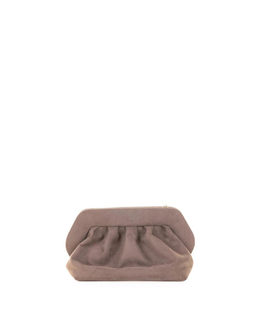 THEMOIRÈ Brown Recycled Clutch