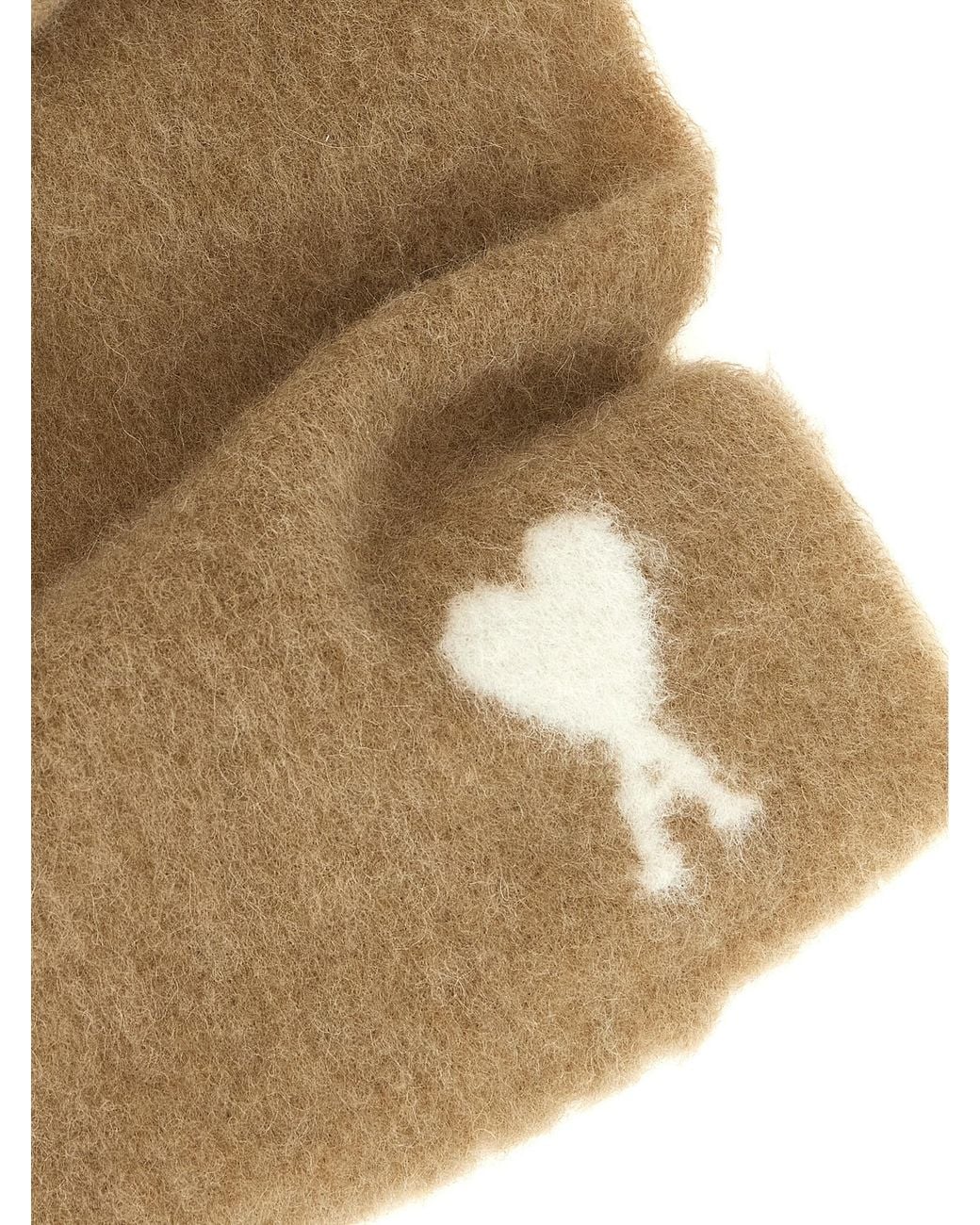 AMI Natural 'Ami De Coeur' Scarf