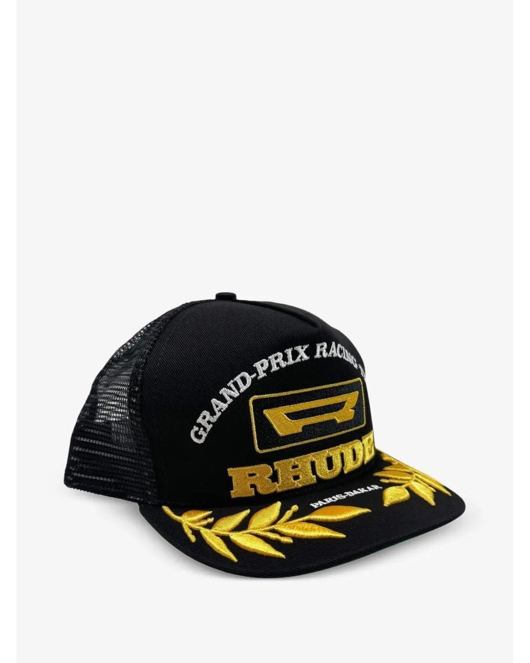 Rhude Black Rossa Structured Hat for men