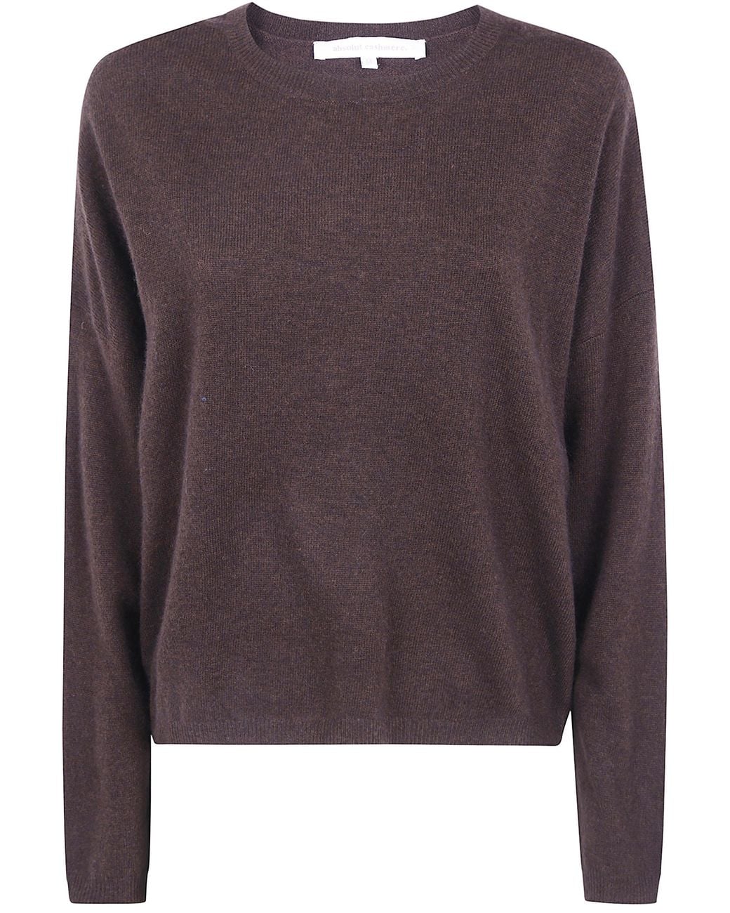 ABSOLUT CASHMERE Brown "Kaira" Round Neck Sweater