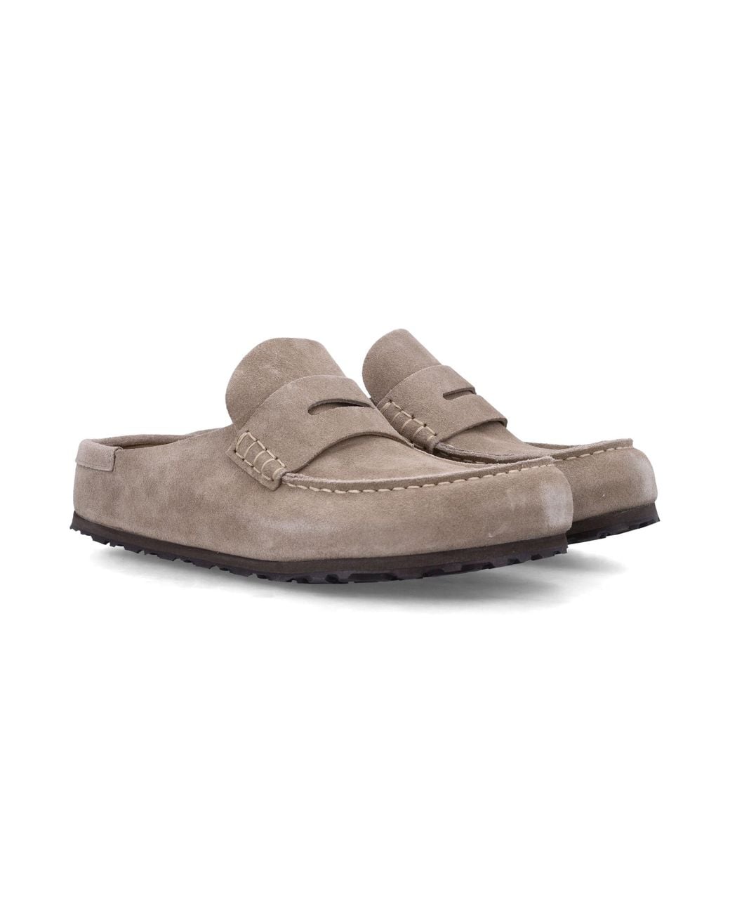 Birkenstock Brown Naples Loafers for men