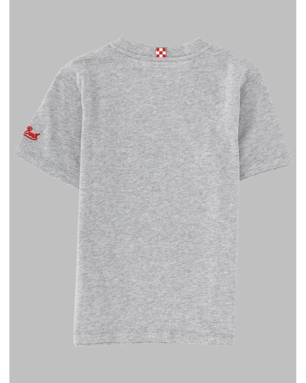 Mc2 Saint Barth Gray Cameron Warm Kids Mini T-Shirt