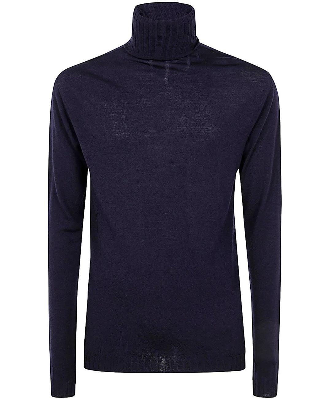MD75 Blue Turtle Neck Sweater for men