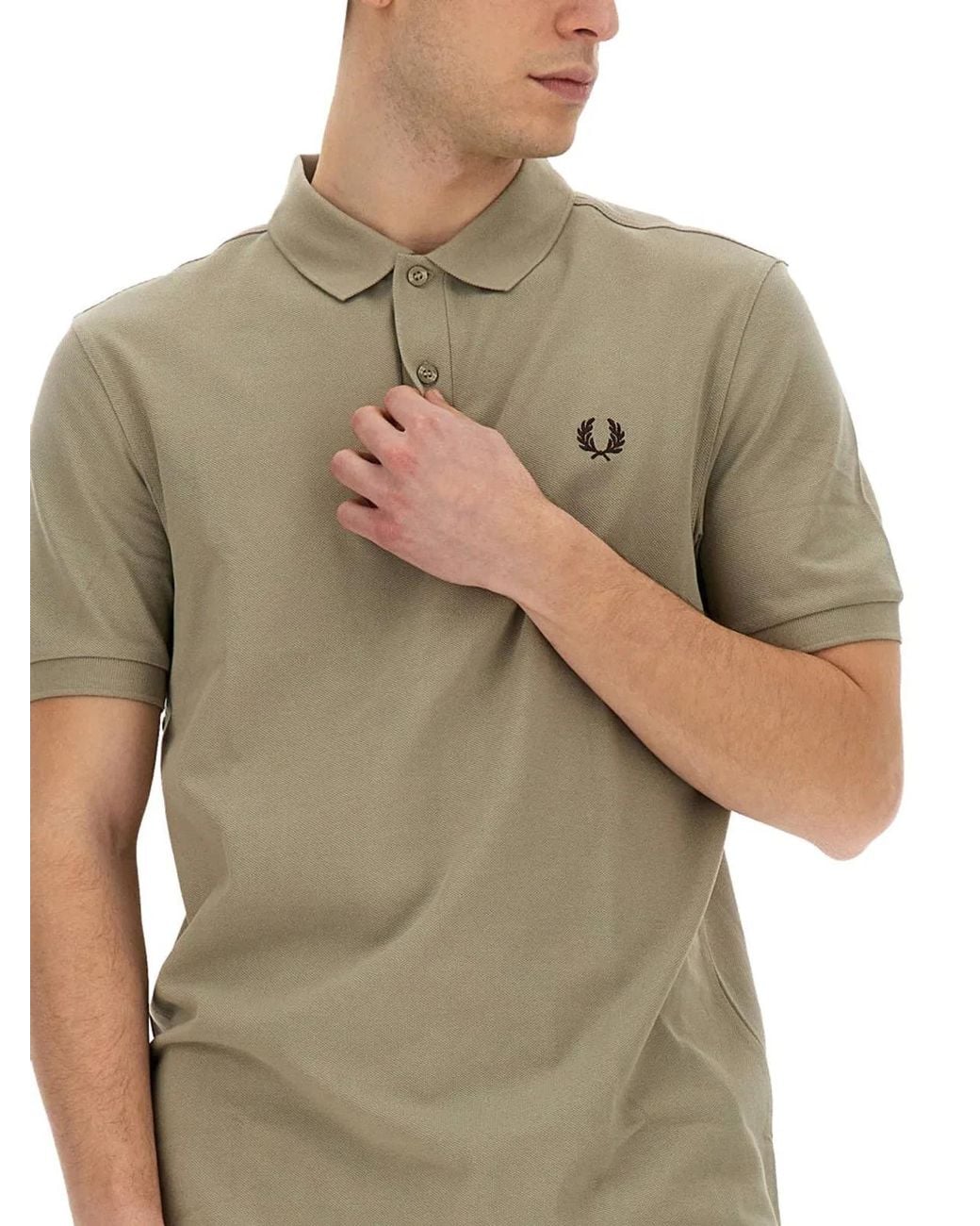Fred Perry Green Polo With Logo for men