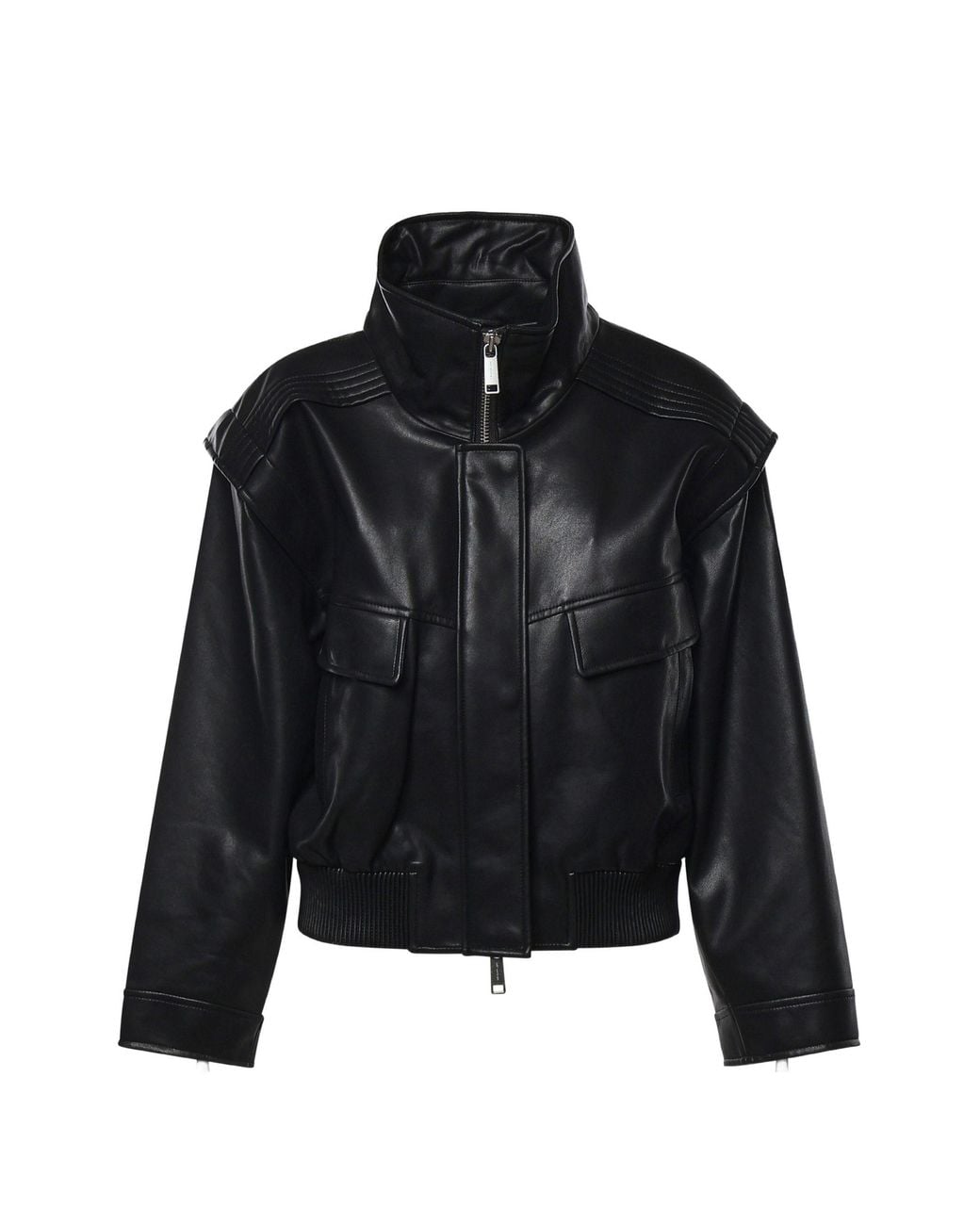 Self-Portrait Black Bomber Jacket