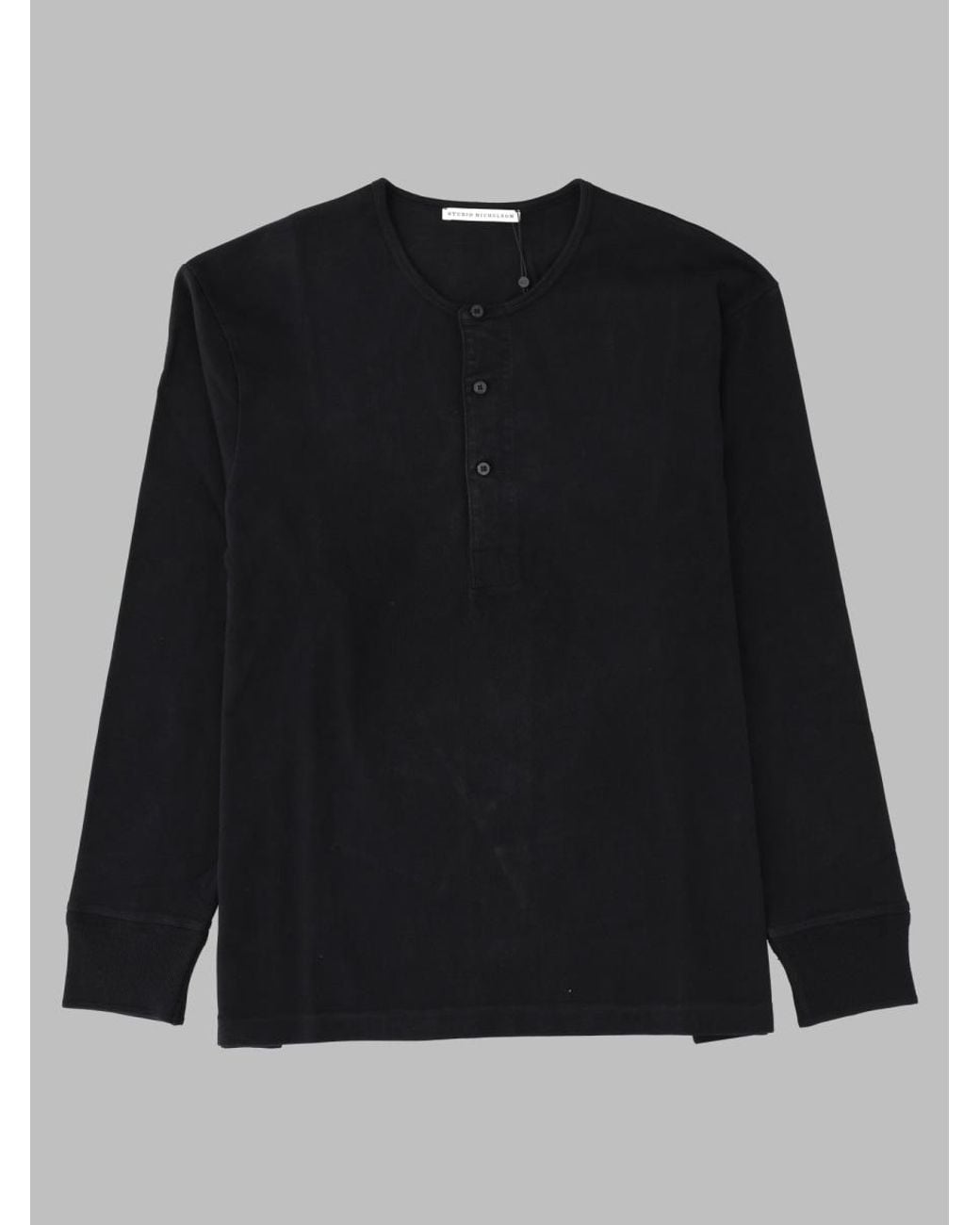 Studio Nicholson Black Studio Nicholson for men