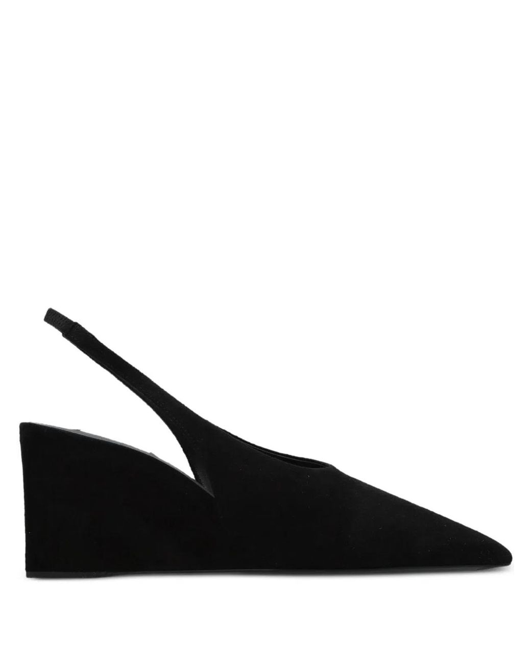 Alaïa Black Noir Leather Slingbacks 75