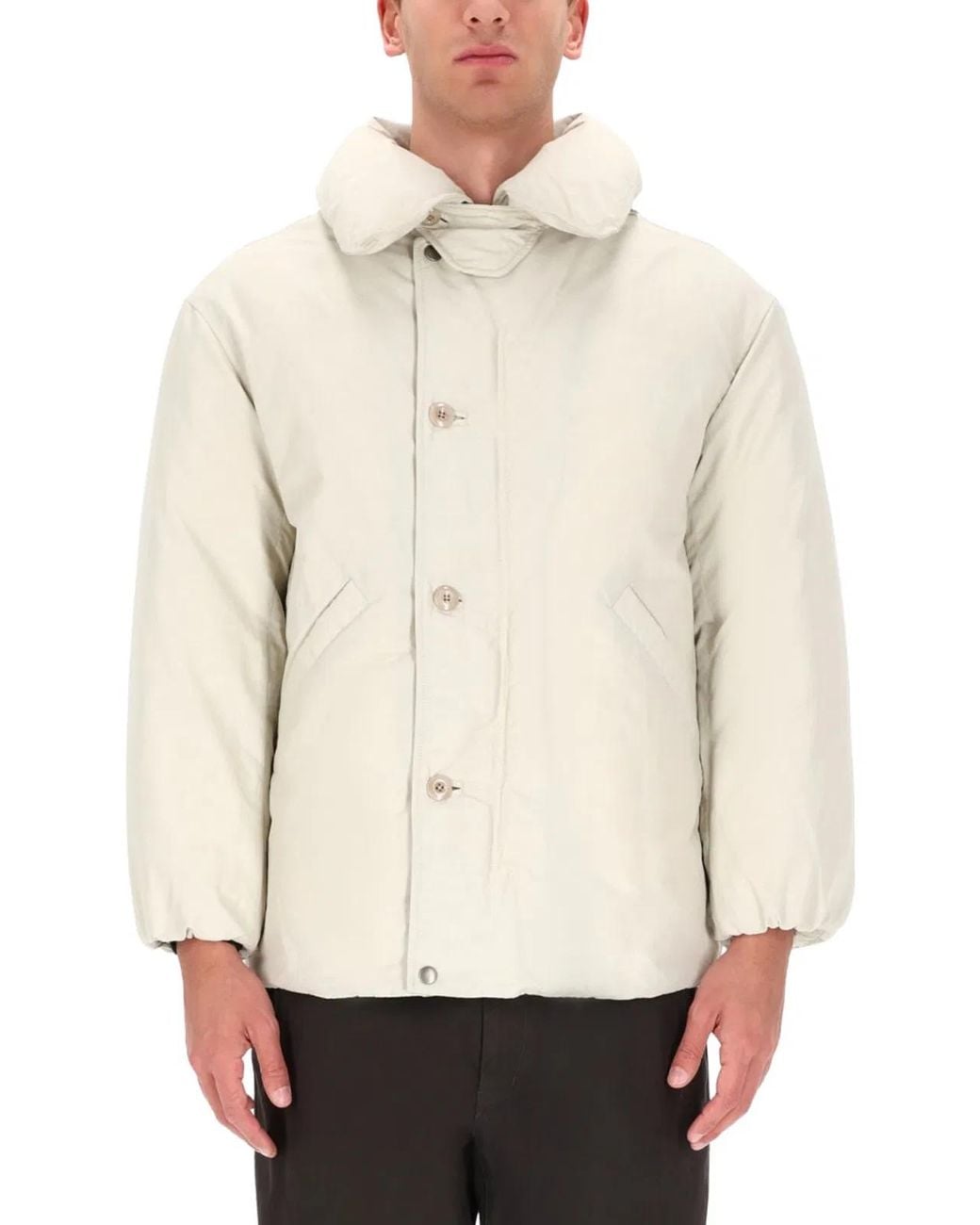 Lemaire White Blouson Jacket for men