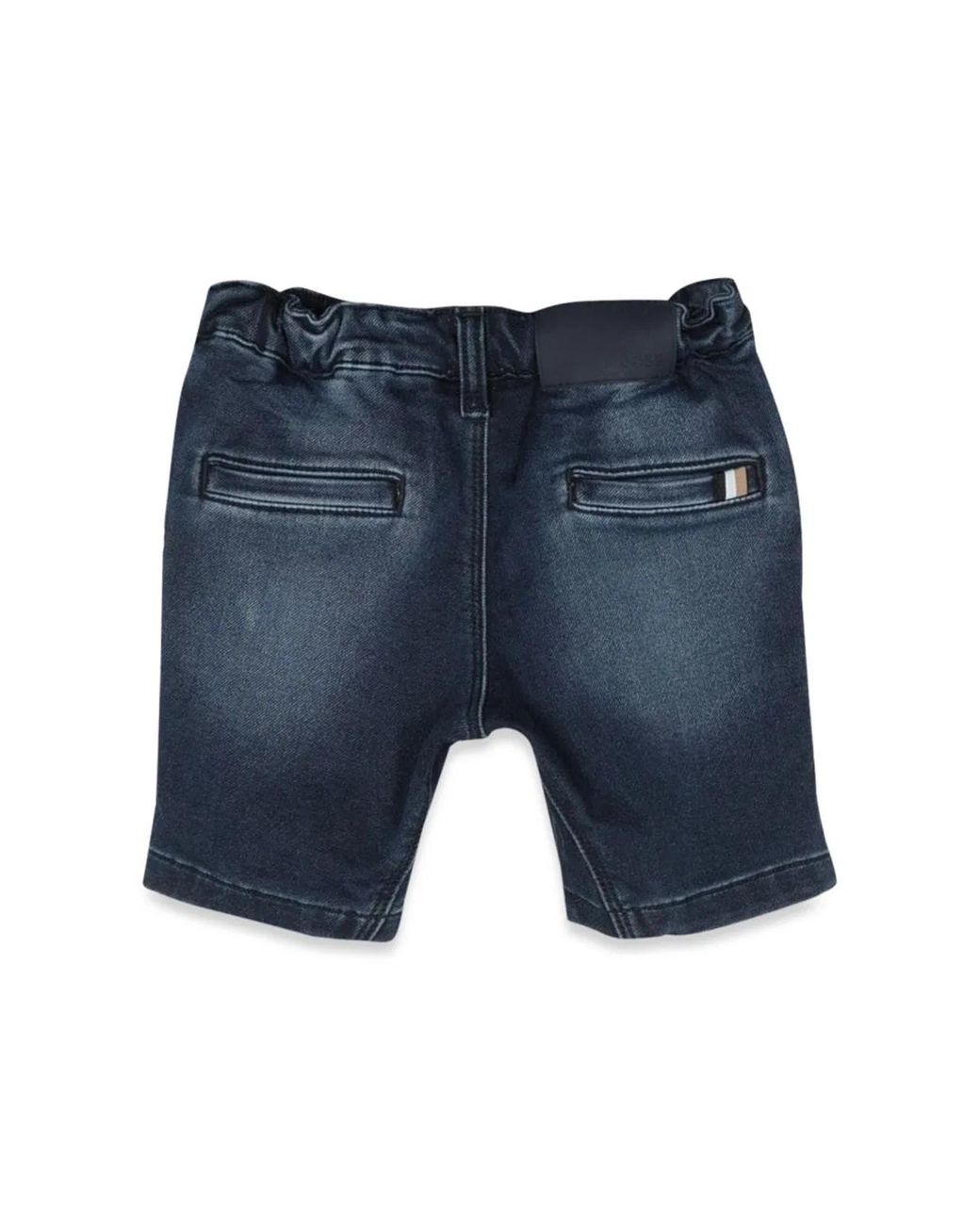 Boss Blue Denim Bermuda Shorts