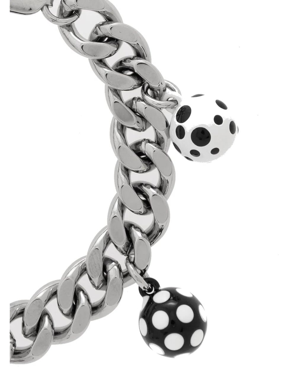 Marc Jacobs Metallic X Derrick Adams Dice Charm Bracelet