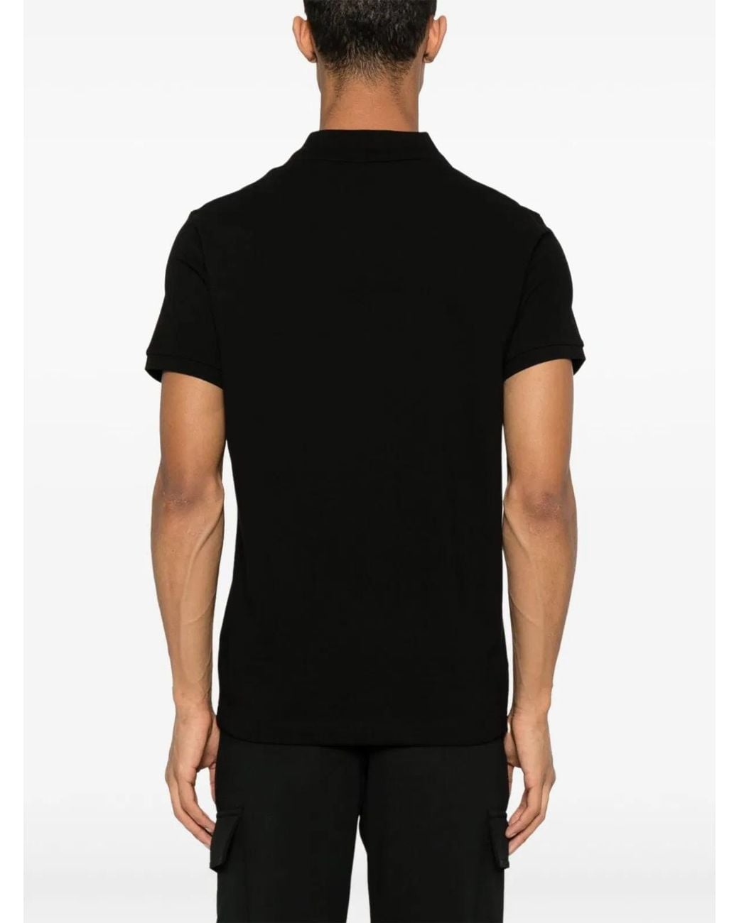 Moncler Black Ss Polo for men