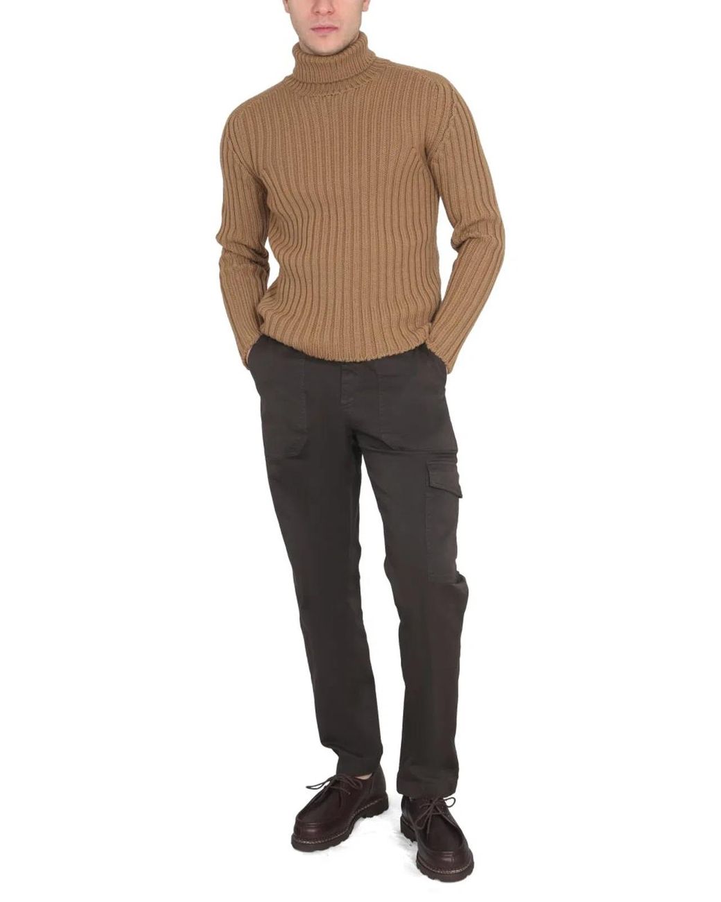 C P Company Natural Turtleneck Sweater for men