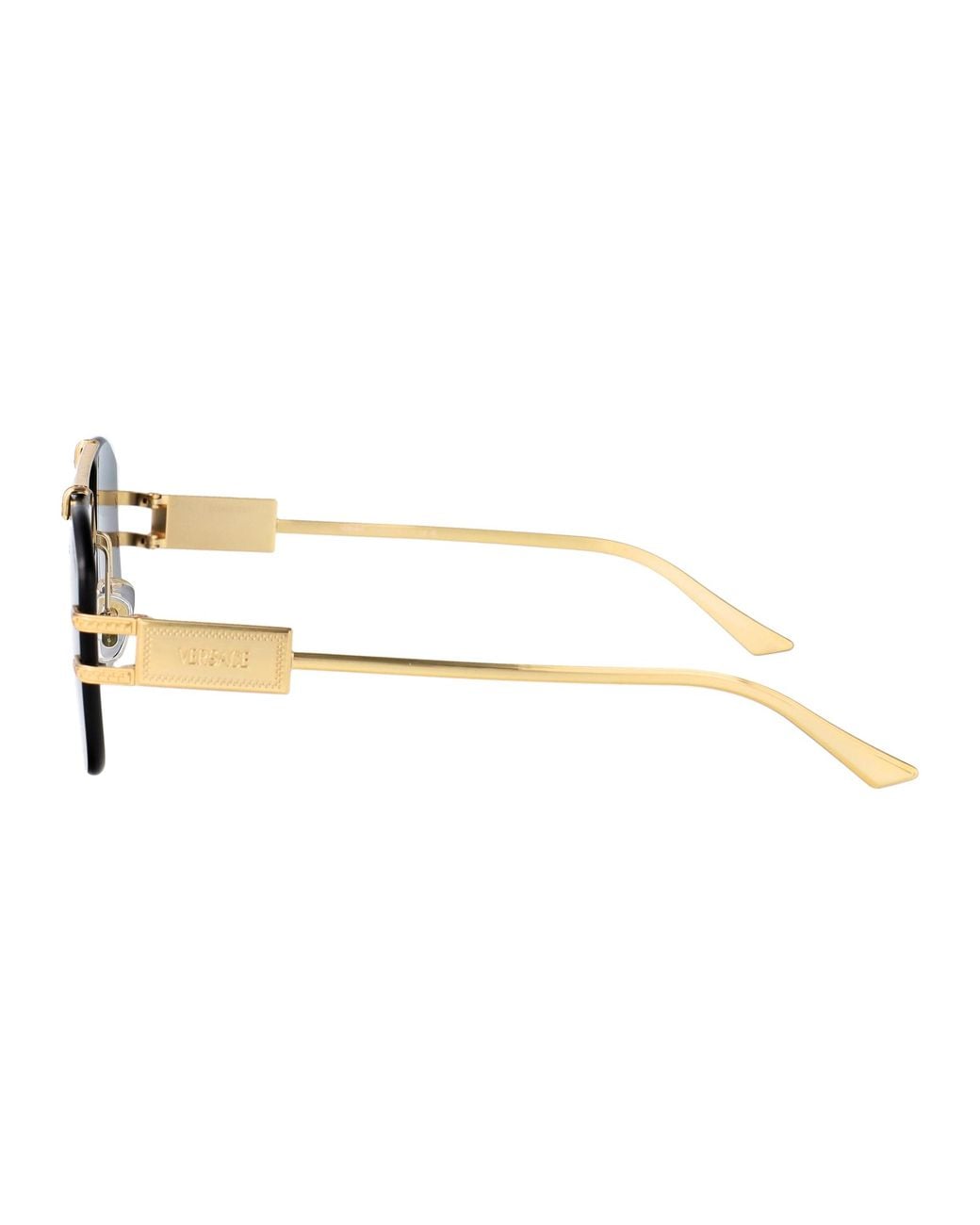 Versace Black Metal Sunglasses
