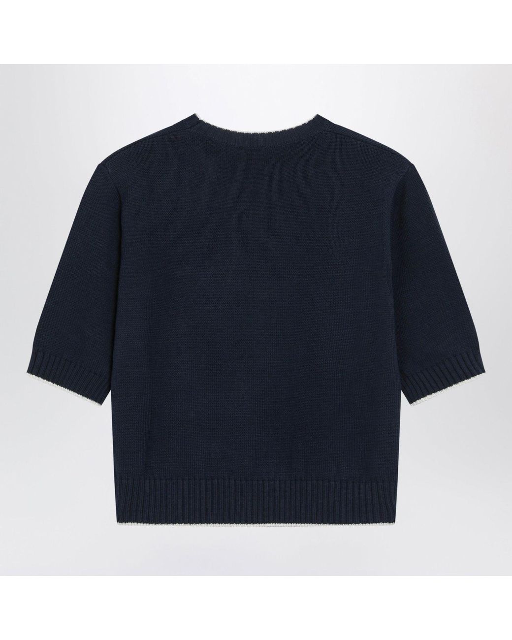 Weekend by Maxmara Blue Boxy Denim Cotton Shirt