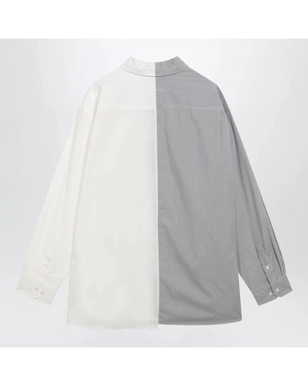 MM6 by Maison Margiela White Cotton Poplin Shirt for men