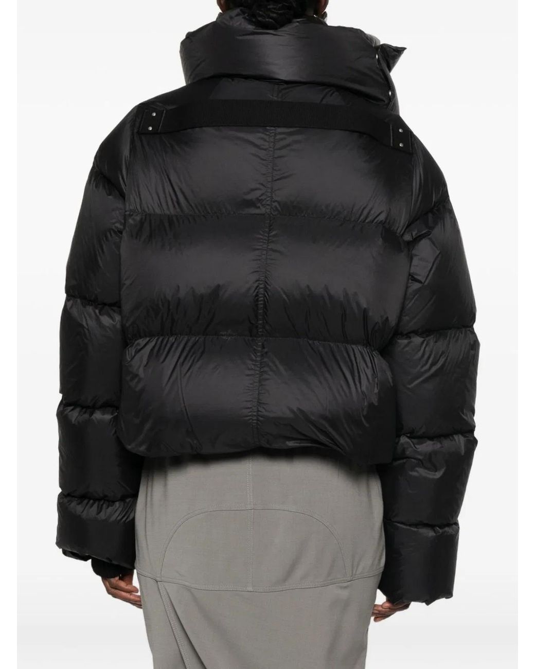Rick Owens Black Short Down Jacket