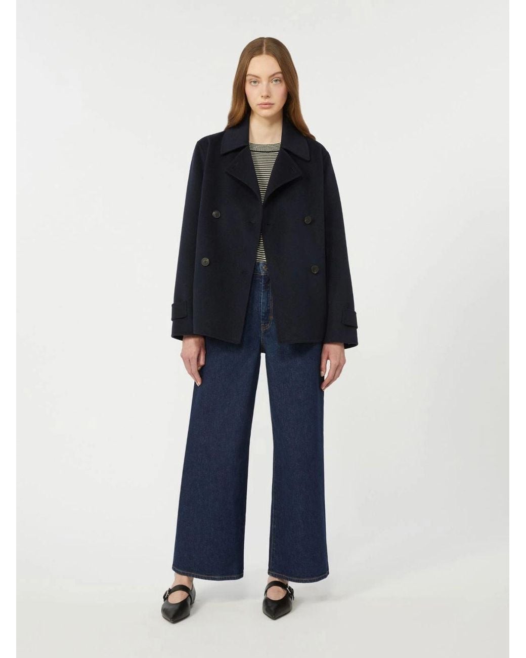 Weekend by Maxmara Blue Wkdfantino Short Coat