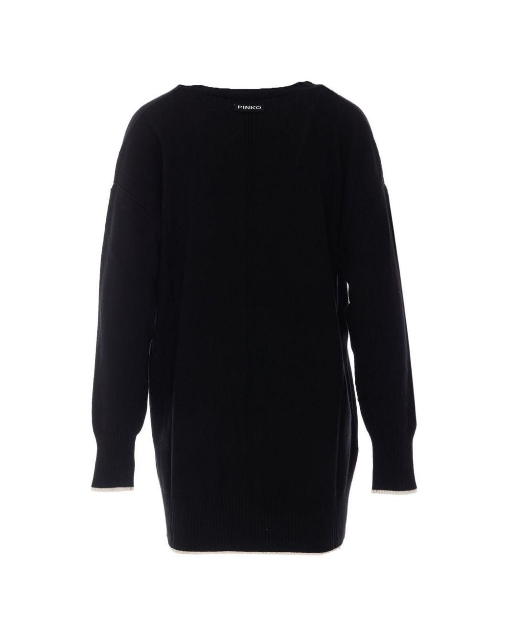 Pinko Blue Wool Cashmere Sweater
