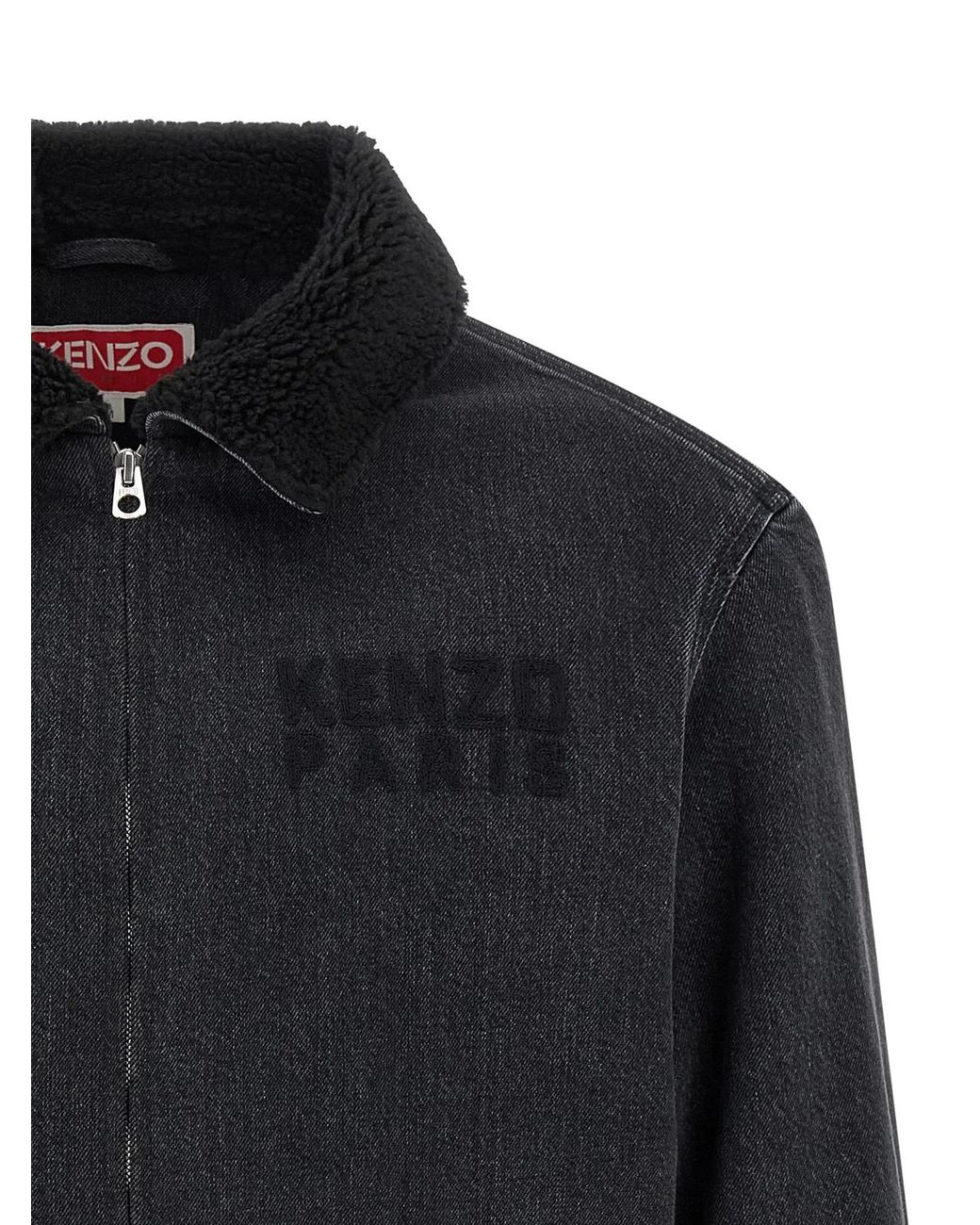 KENZO Blue Happy Tiger' Denim Jacket for men