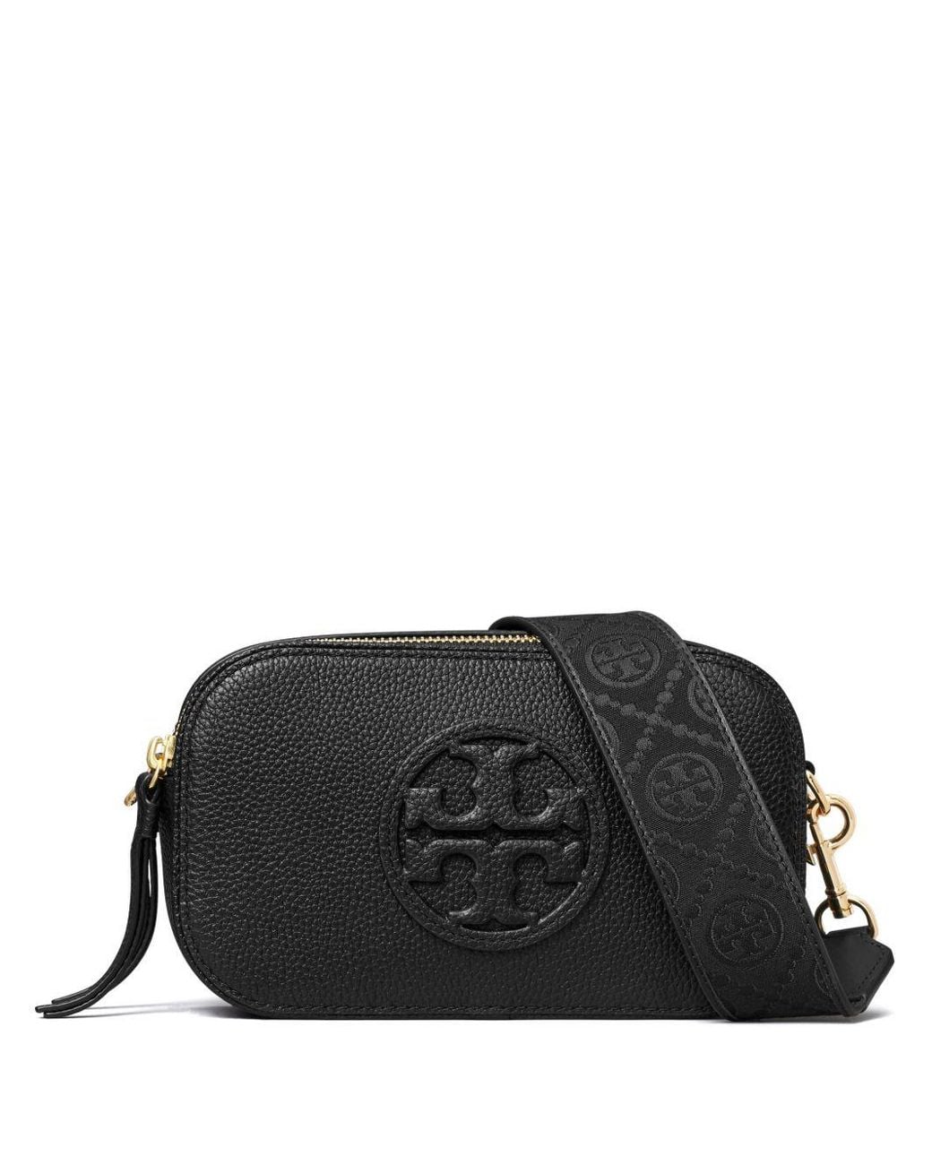 Tory Burch Black Miller Mini Leather Camera Bag