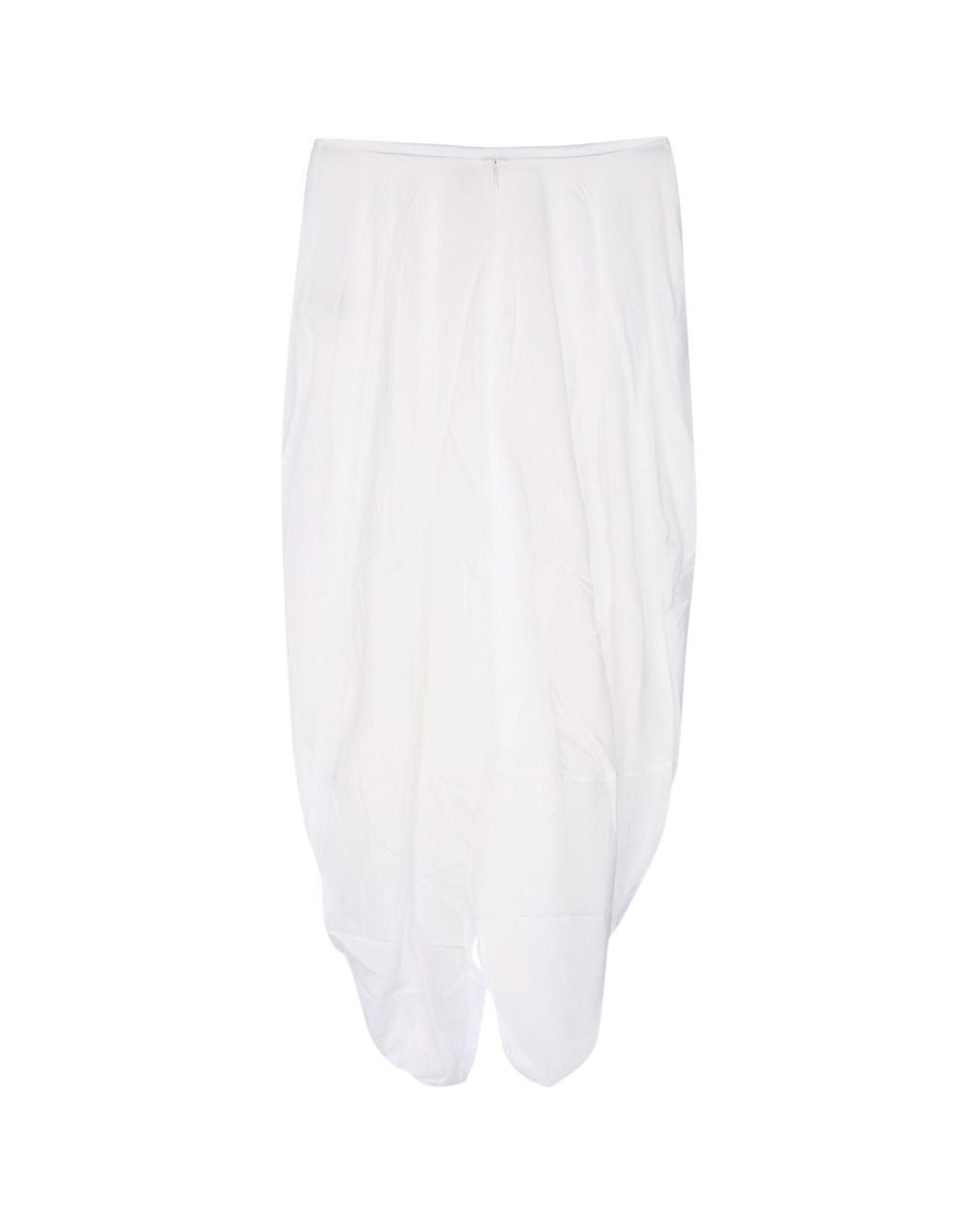 Totême White Cocoon Skirt