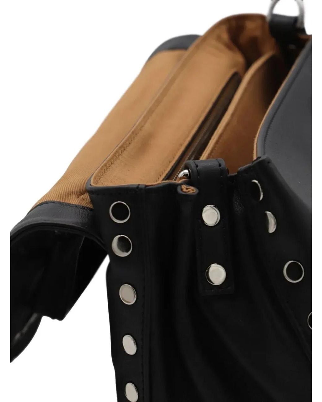 Zanellato Black Postina Bag Small