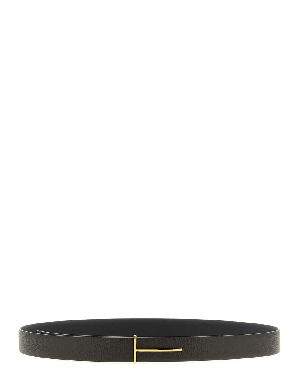 Tom Ford Black Calfskin Regular Belt for men