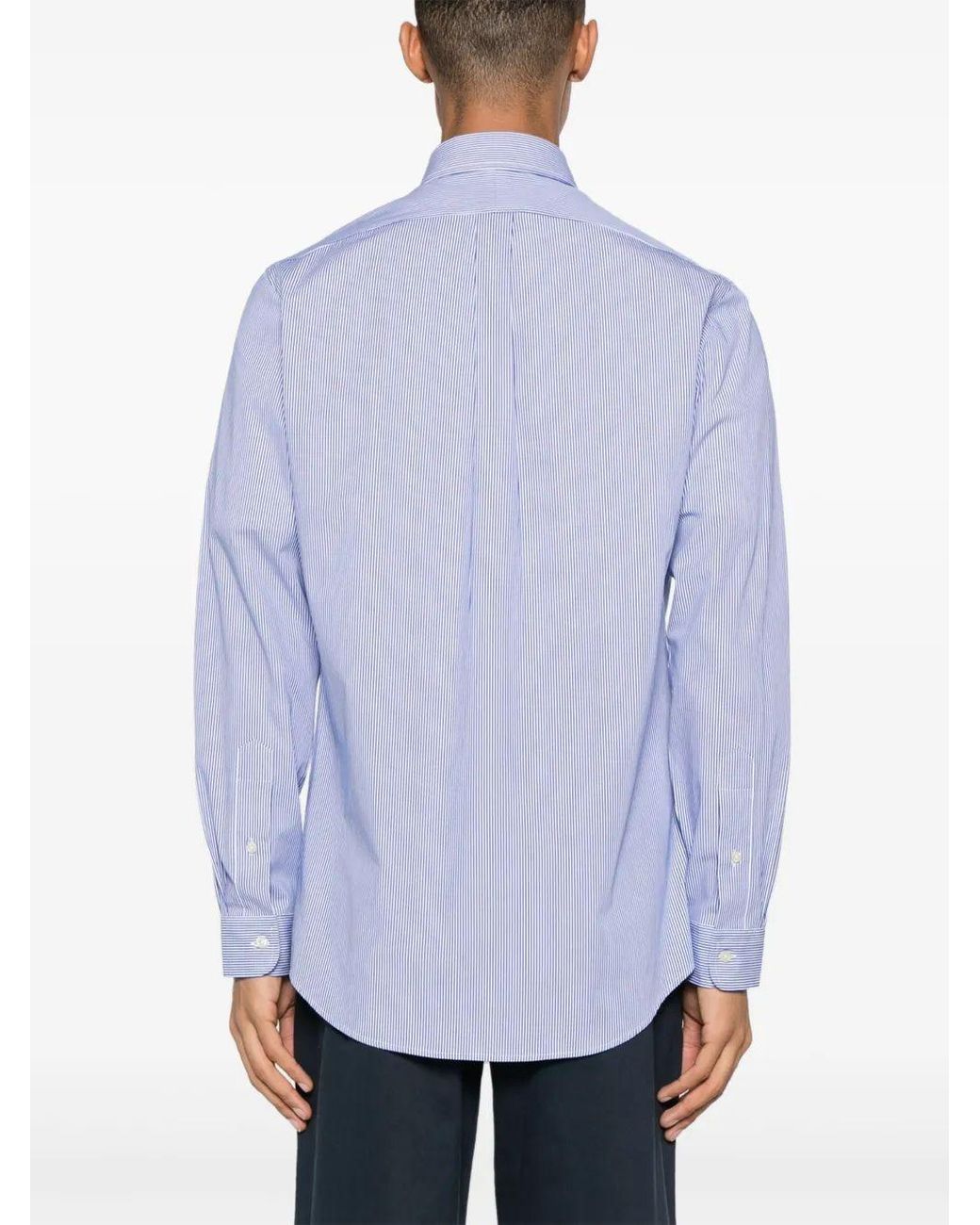 Polo Ralph Lauren Blue Long Sleeve Sport Shirt for men