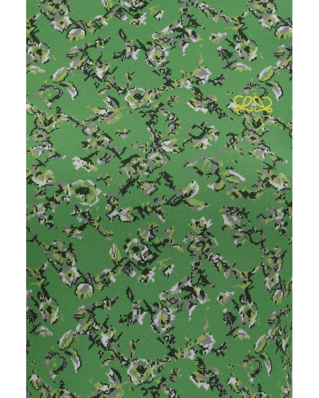 Loewe Green Viscose Blend Top